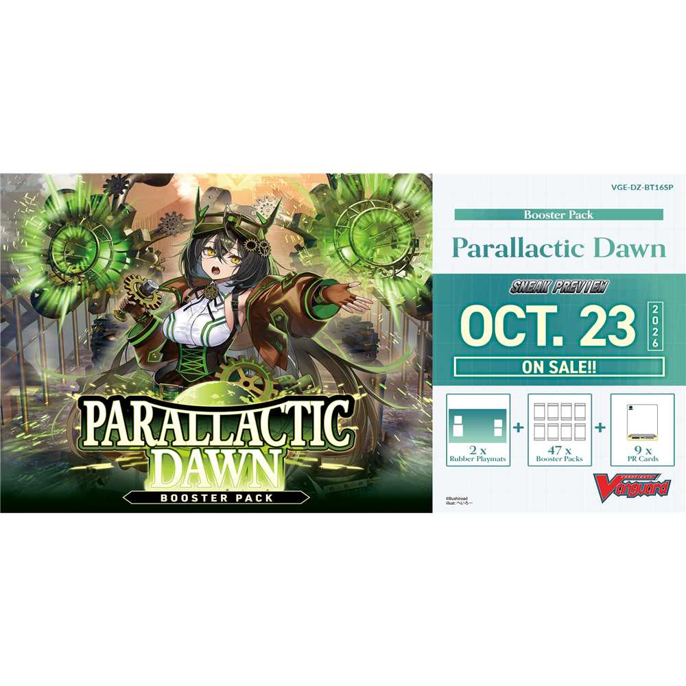 CARDFIGHT!! VANGUARD - VGE-DZ-BT16SP PARALLACTIC DAWN SNEAK PREVIEW KIT
