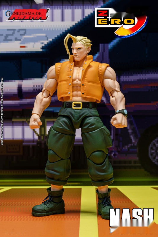 STORM ARENA STREET FIGHTER ALPHA 3 NASH ACTION FIGURE