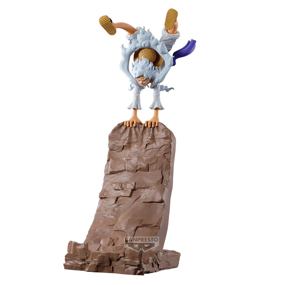 Monkey D Ruffy Gear5 Statue und Smartphone Halter Banpresto