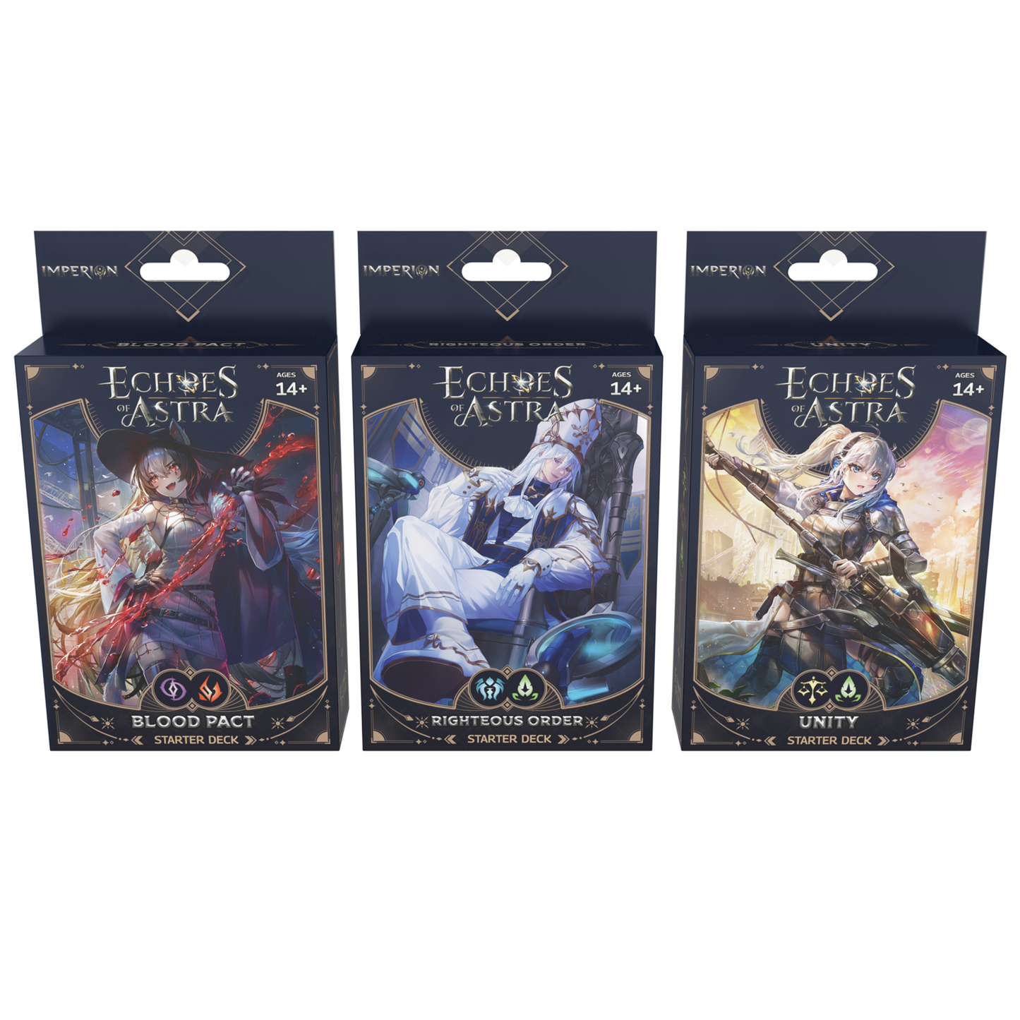 Echoes Of Astra | Imperion | Starter Deck 3xBlood Pact, 3xRighteous Order, 3xUnity (EN) - Anime Figuren günstig kaufen
