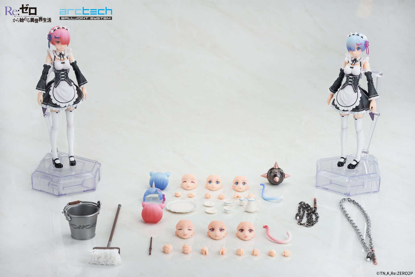 Rem & Ram 2er-Set Arctech Posable Series Re:Zero Apex