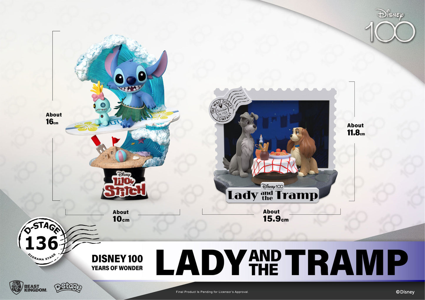 Lady and the Tramp - Diorama D-Stage - Beast Kingdom