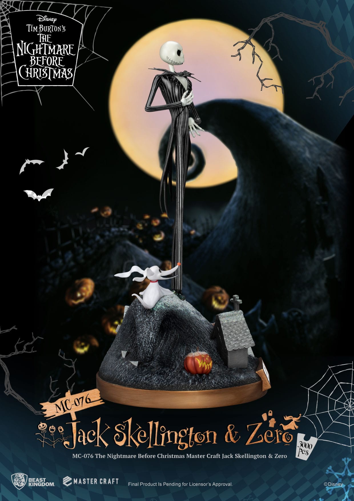 Jack Skellington & Zero - Master Craft - Beast Kingdom