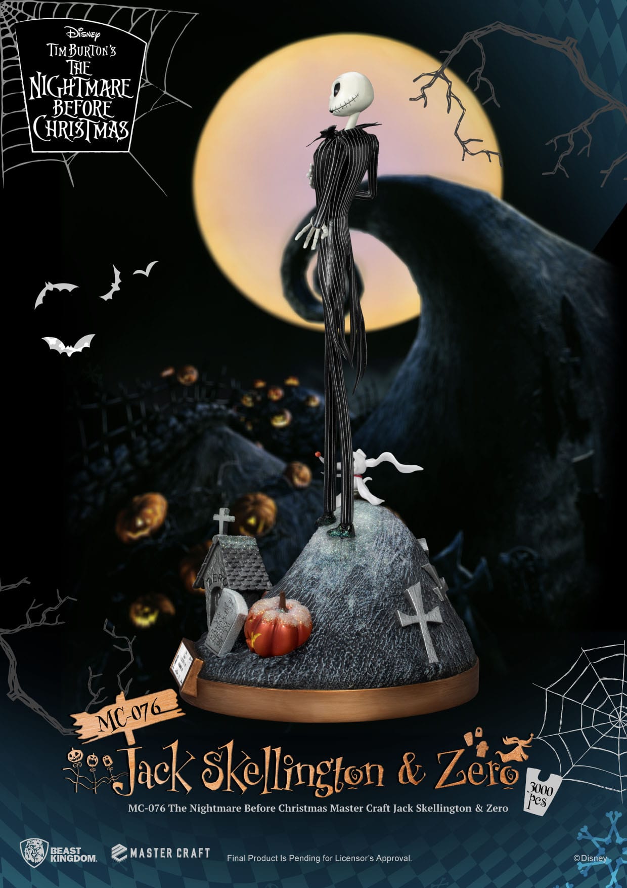 Jack Skellington & Zero - Master Craft - Beast Kingdom