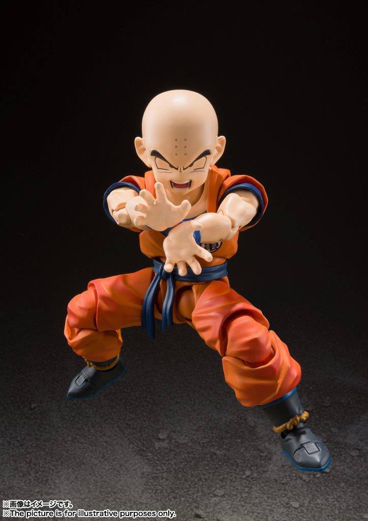 Krillin Earth's Strongest Man S.H. Figuarts Bandai Tamashii Nations