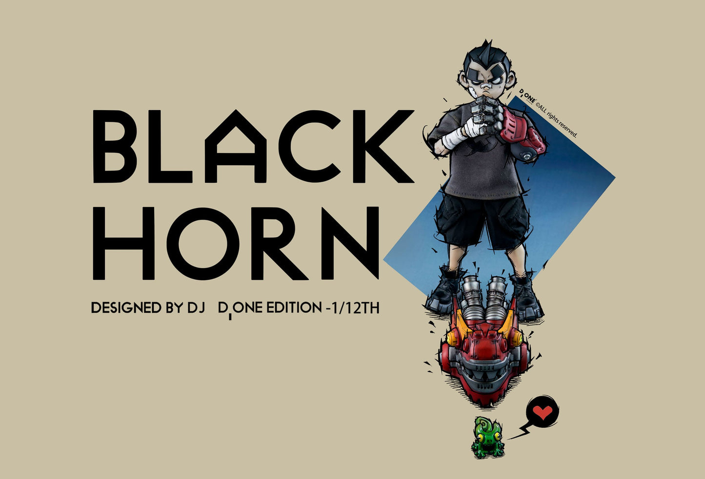 Black Horn Year of the Loong Limited Edition The Circle D_One Studio