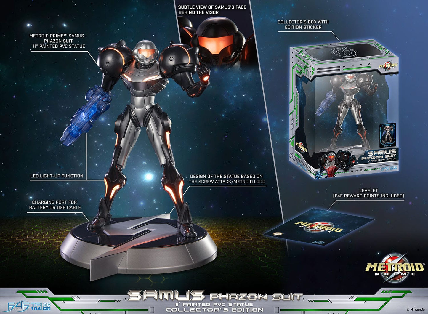 Samus Phazon Suit Collector's Edition First 4 Figures