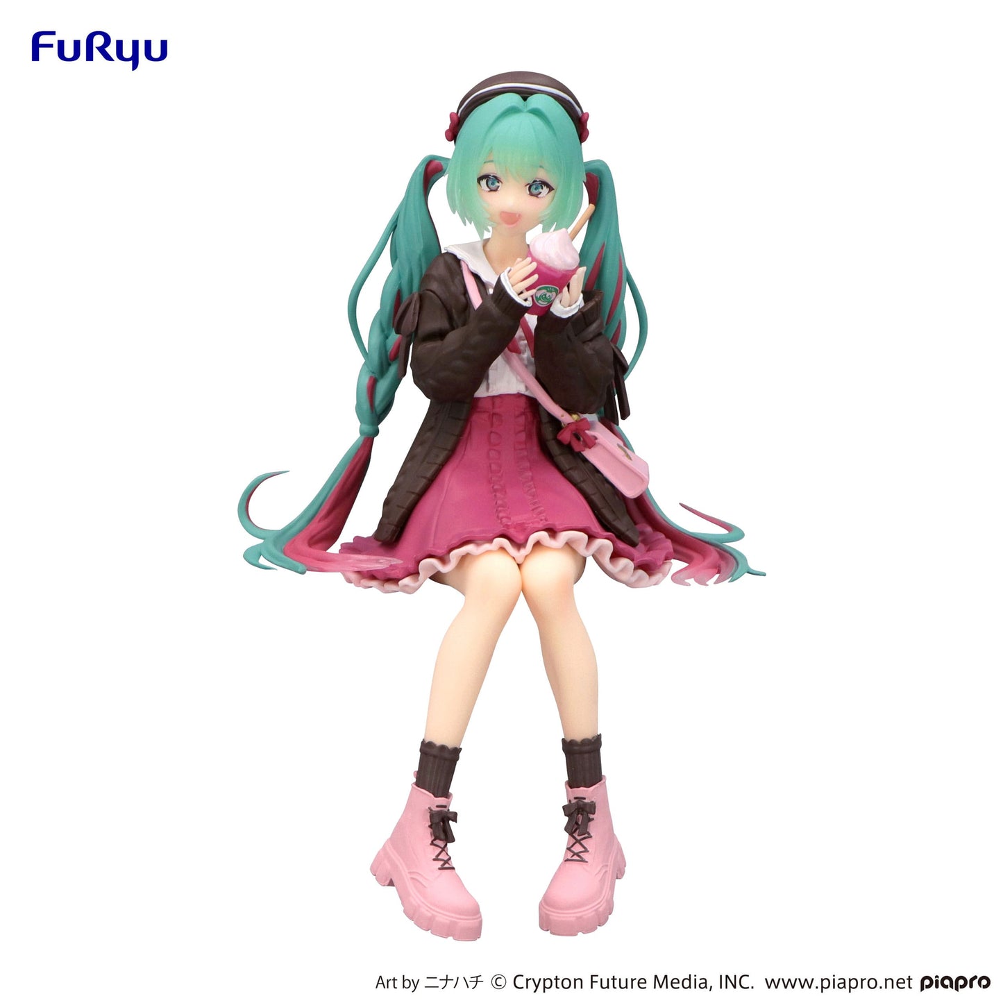 Hatsune Miku Autumn Date Pink Color Ver. Noodle Stopper Furyu