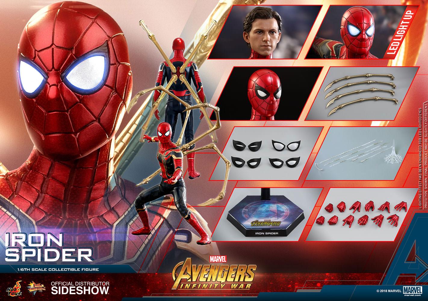 Iron Spider 1/6 Scale Collectible Figure – Hot Toys Movie Masterpiece (Avengers: Infinity War) - Anime Figuren günstig kaufen