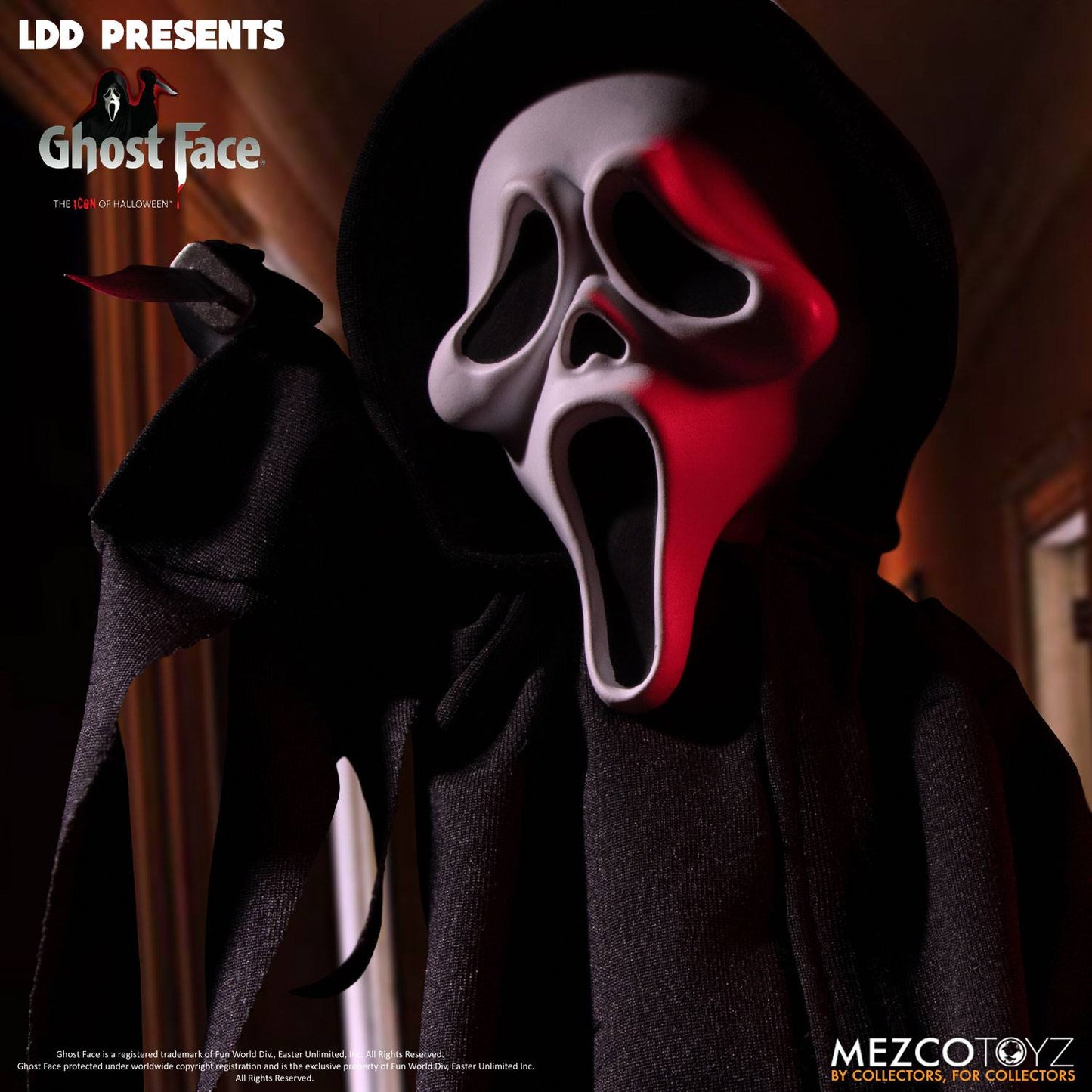 Ghost Face Doll Mezco Toys (Pre-Owned)