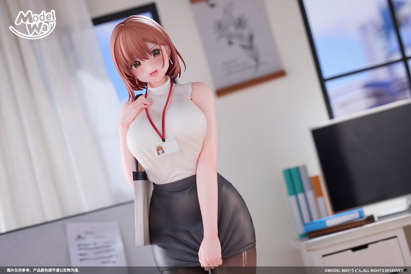 OL-chan Illustration by Udon. Model Way