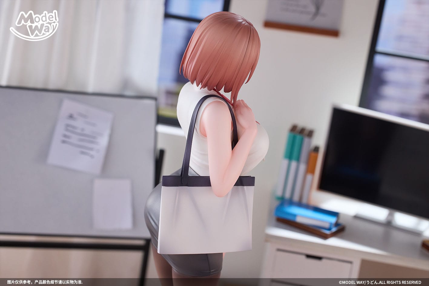 OL-chan Illustration by Udon. Model Way