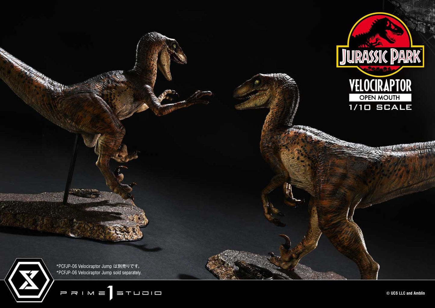 Velociraptor Open Mouth Prime 1 Studios