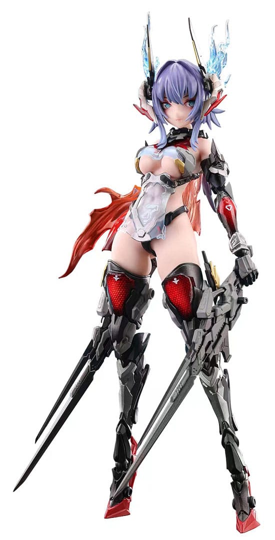Thunderbolt-barbera red Animester Alloy Articulated Assemblable Model
