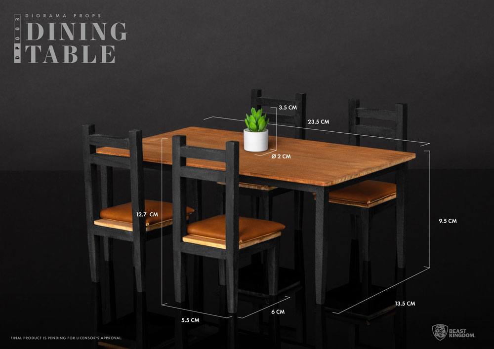 Diorama Props Series Zubehör-Set Dining Table Set