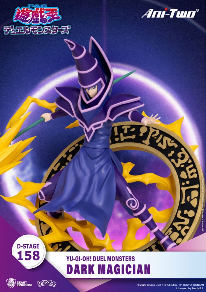 Dark Magician Yu-Gi-Oh! Duel Monsters D-Stage Beast Kingdoms - Anime Figuren günstig kaufen