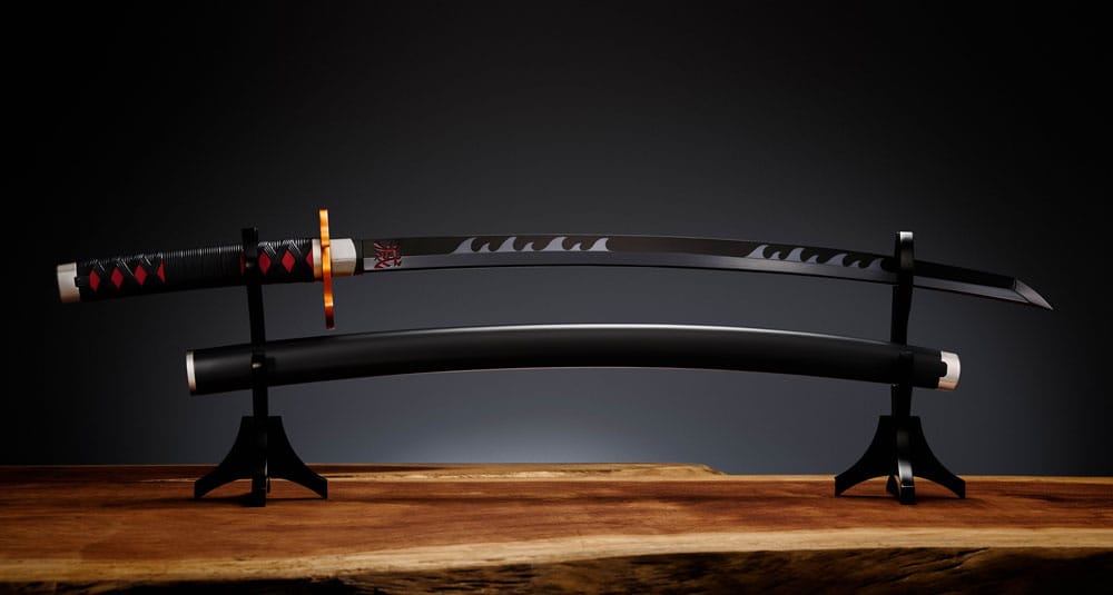 Nichirin Schwert (Tanjiro Kamado) Kyojuro Rengoku´s Sword Gueard Ver. Bandai Tamashii Nations
