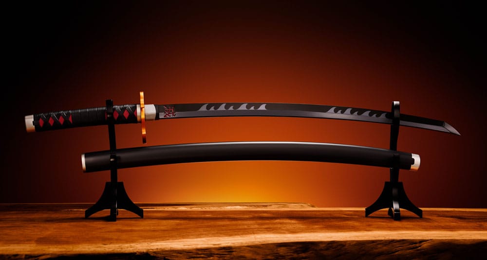 Nichirin Schwert (Tanjiro Kamado) Kyojuro Rengoku´s Sword Gueard Ver. Bandai Tamashii Nations