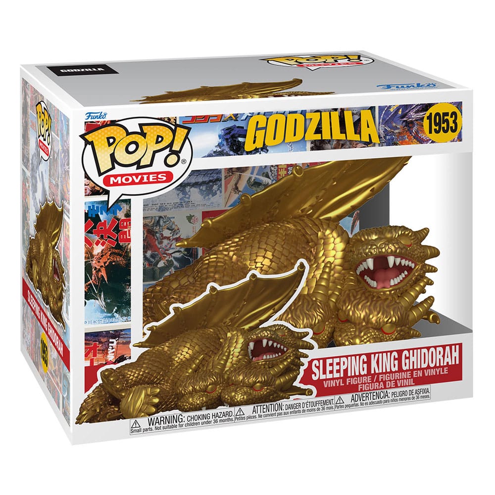 Godzilla Super Sized POP! Movies Vinyl Figur Sleeping King Ghidorah - Stark beschädigte Verpackung