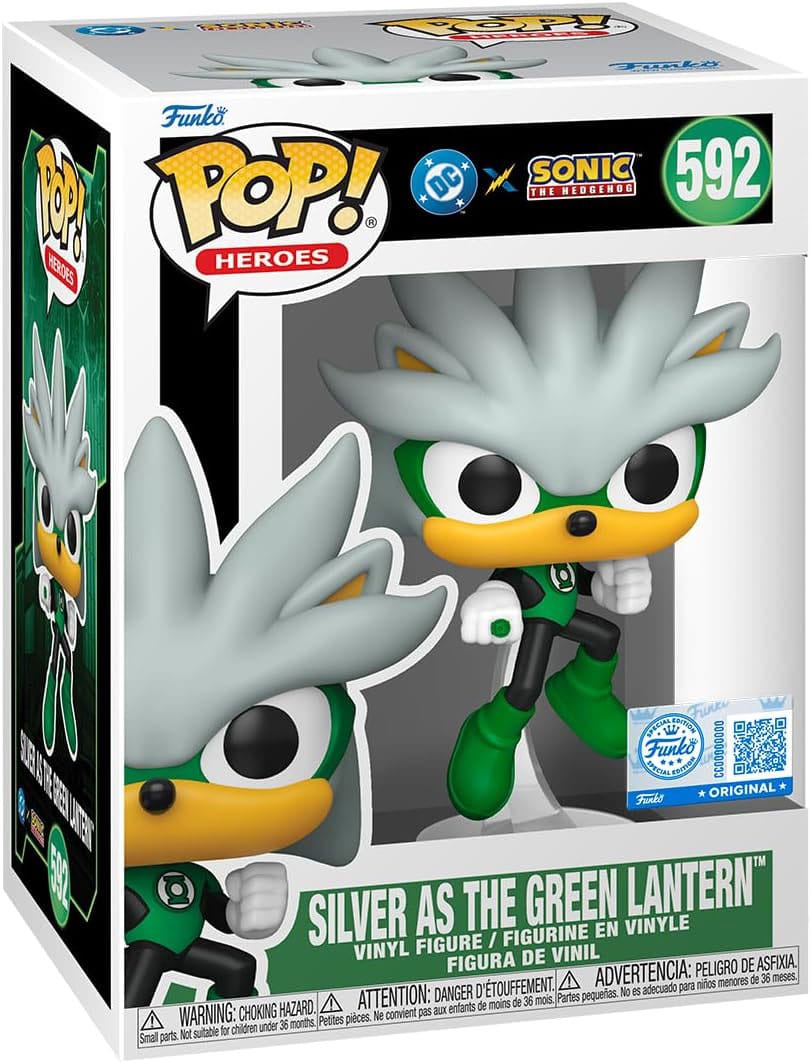 DC's Justice League and Sonic the Hedgehog POP! Movies Vinyl Figuren Silver/GL - Anime Figuren günstig kaufen