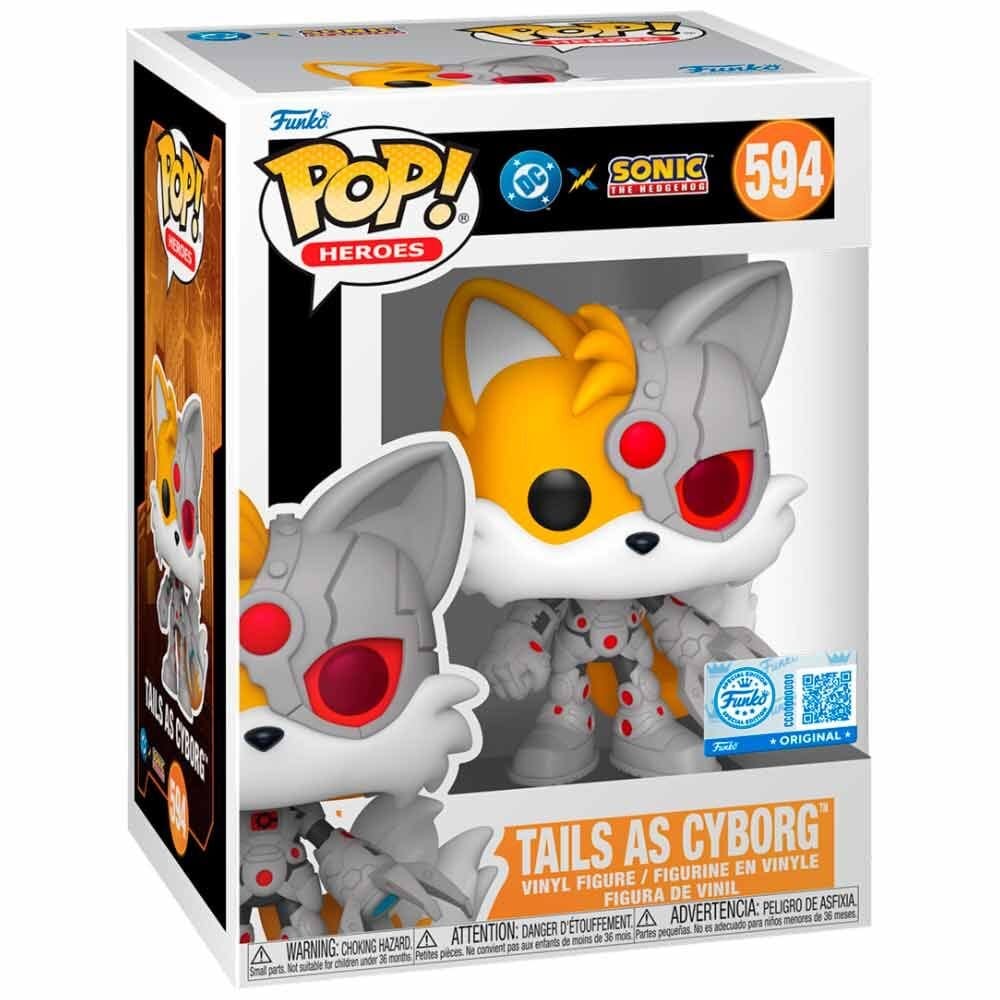 DC x Sonic the Hedgehog POP! Heroes Vinyl Figur Tails as Cyborg - Anime Figuren günstig kaufen