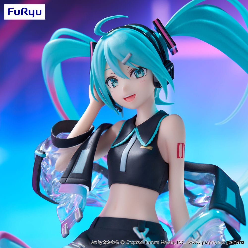 Neon Cyber Hatsune Miku Noodle Stopper Furyu