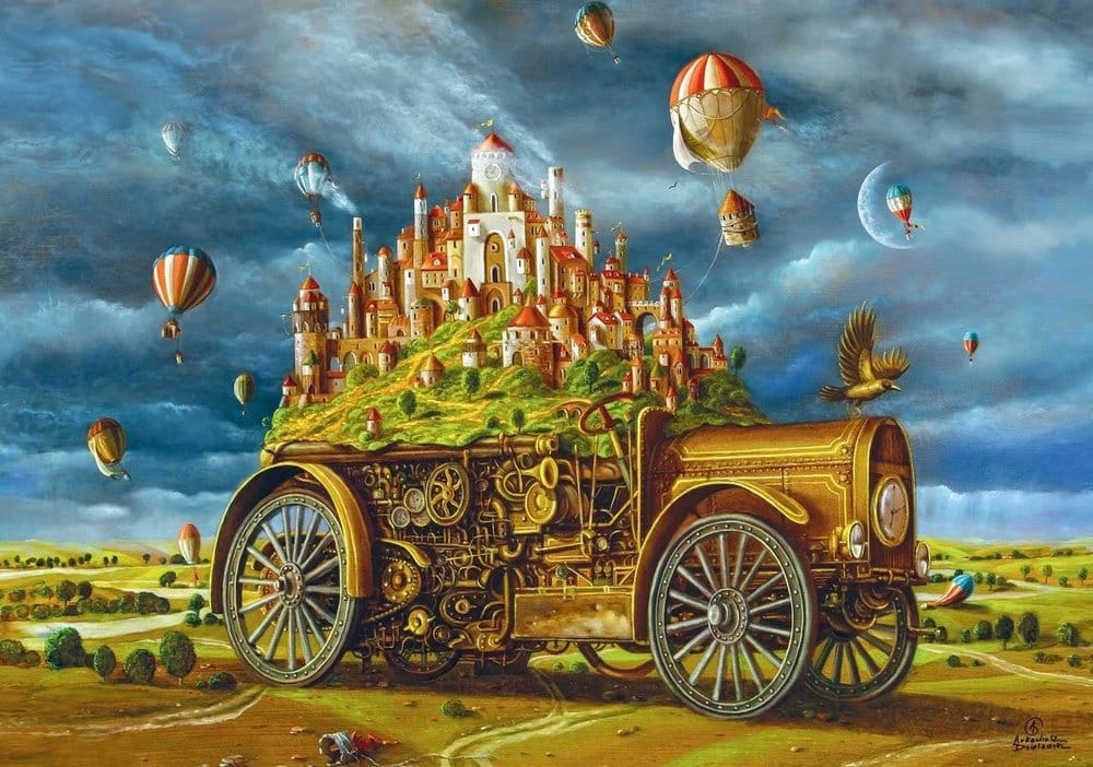 Imagination Series Puzzle Arkadiusz Dzielawski Wielka przeprowadzka (1000 Teile) - Anime Figuren günstig kaufen