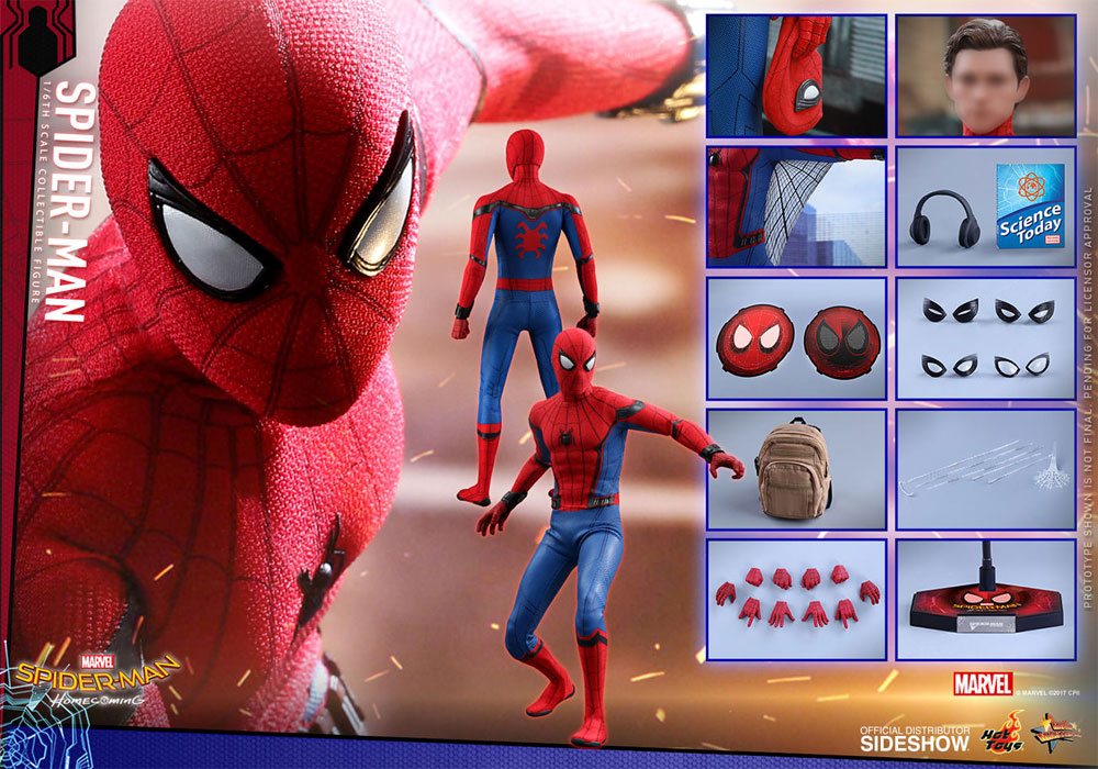 Spider-Man Homecoming Movie Masterpiece Hot Toys - Anime Figuren günstig kaufen