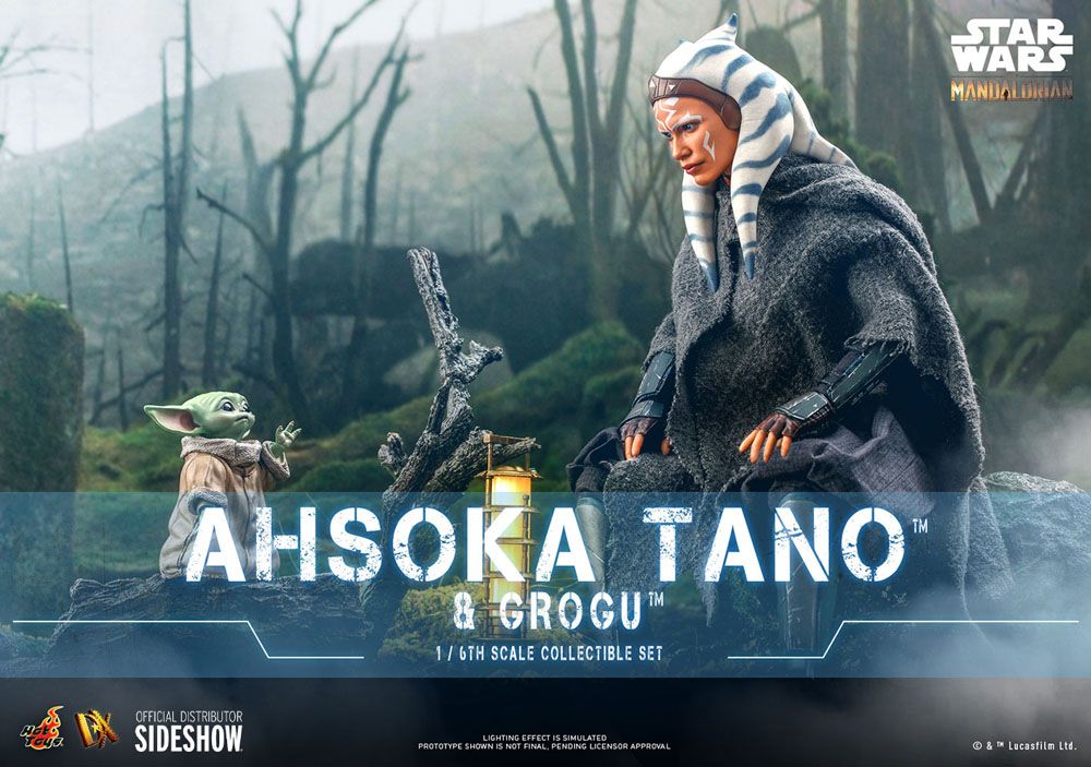 Ahsoka Tano & Grogu Star Wars The Mandalorian Hot Toys