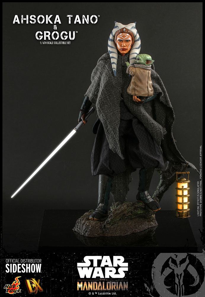 Ahsoka Tano & Grogu Star Wars The Mandalorian Hot Toys