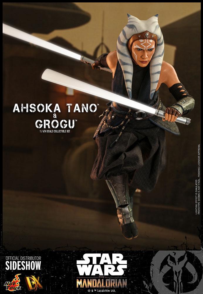 Ahsoka Tano & Grogu Star Wars The Mandalorian Hot Toys