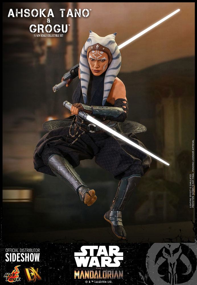 Ahsoka Tano & Grogu Star Wars The Mandalorian Hot Toys