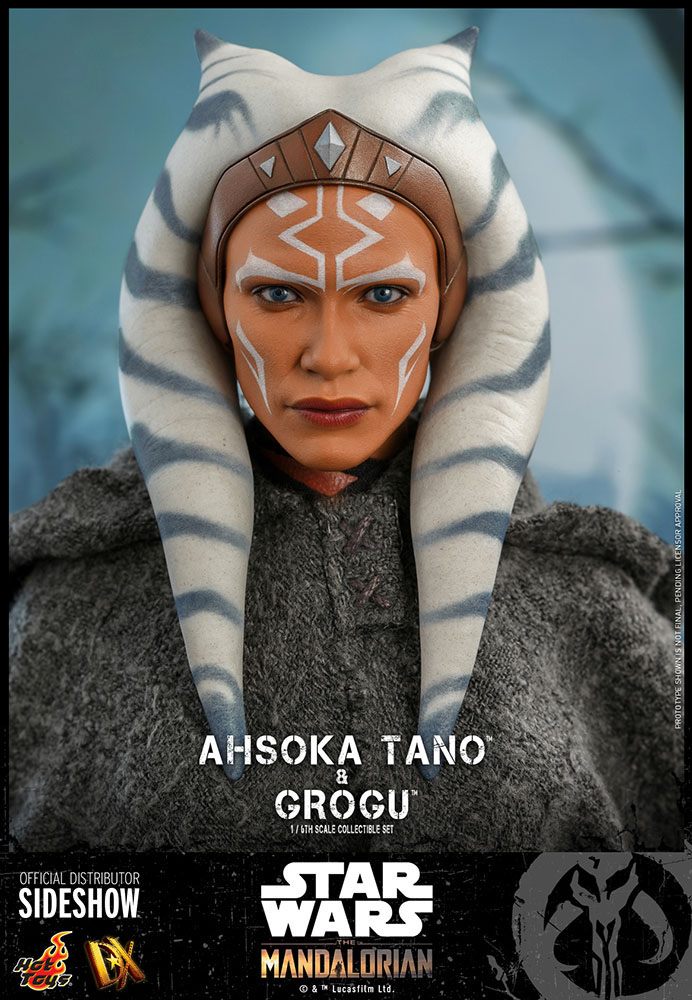 Ahsoka Tano & Grogu Star Wars The Mandalorian Hot Toys