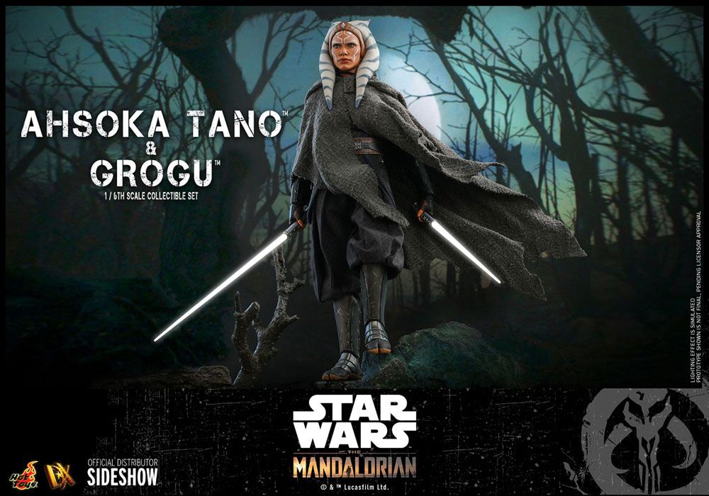 Ahsoka Tano & Grogu Star Wars The Mandalorian Hot Toys