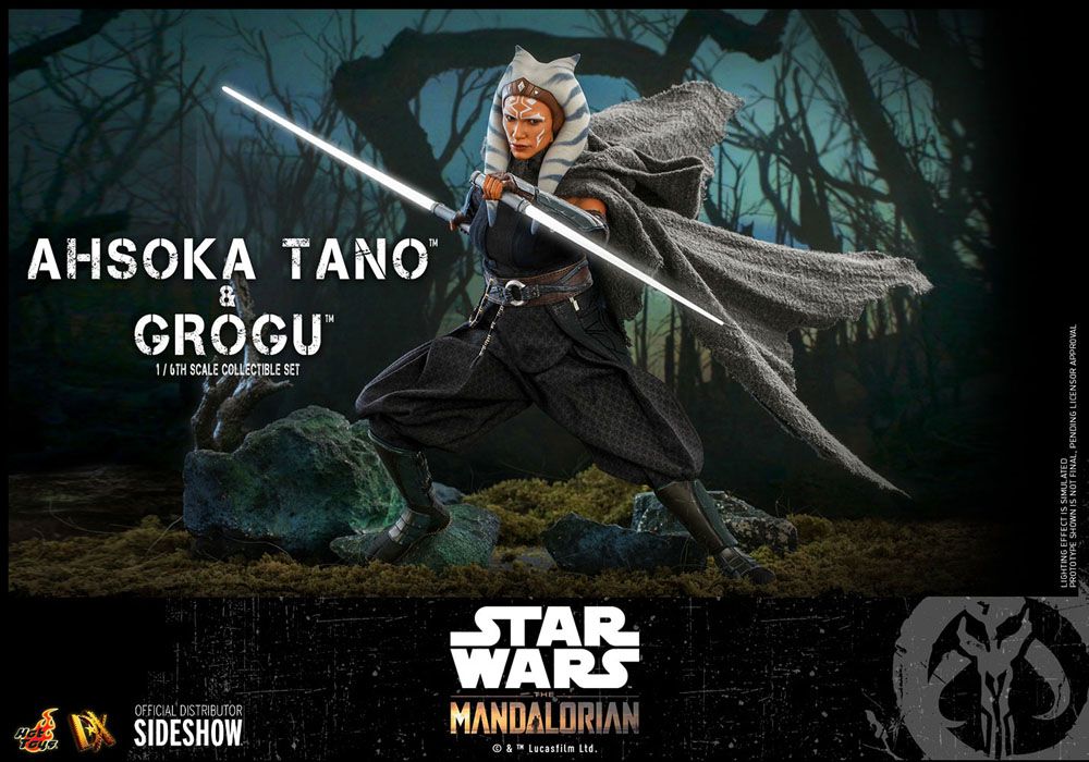 Ahsoka Tano & Grogu Star Wars The Mandalorian Hot Toys