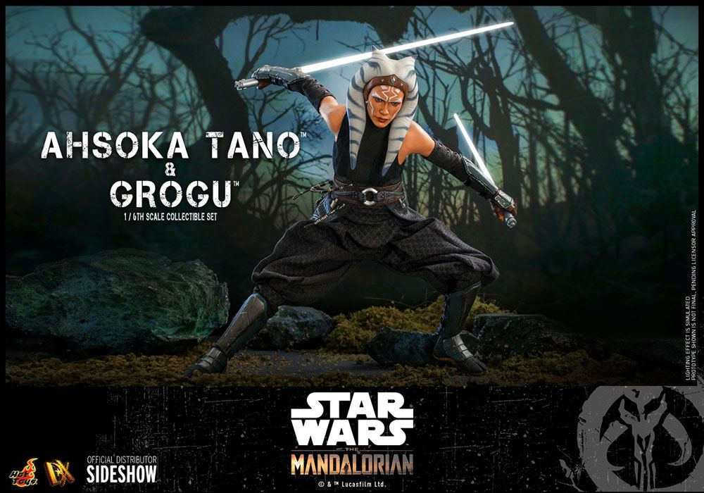 Ahsoka Tano & Grogu Star Wars The Mandalorian Hot Toys
