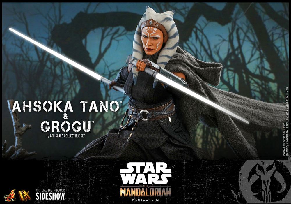 Ahsoka Tano & Grogu Star Wars The Mandalorian Hot Toys