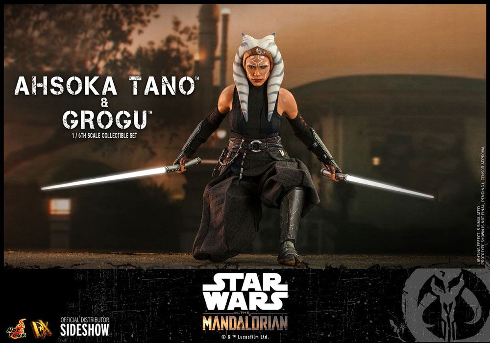 Ahsoka Tano & Grogu Star Wars The Mandalorian Hot Toys