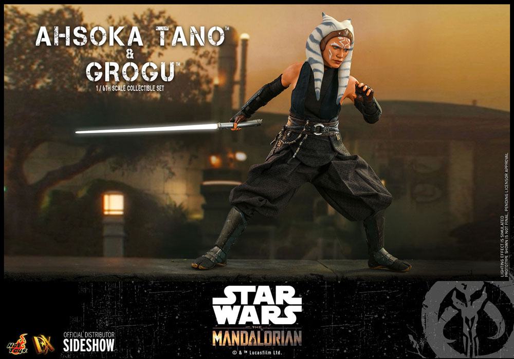 Ahsoka Tano & Grogu Star Wars The Mandalorian Hot Toys