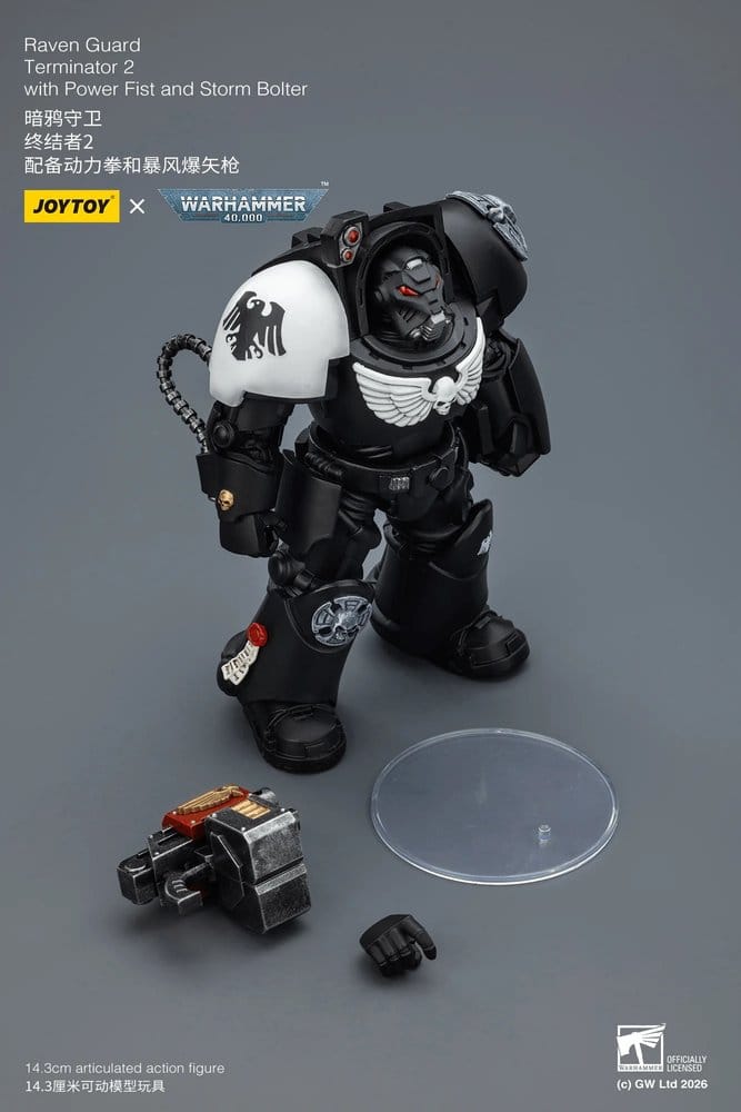 Warhammer 40,000 Actionfigur Raven Guard Terminator 2 with Power Fist and Storm Bolter 14 cm - Anime Figuren günstig kaufen