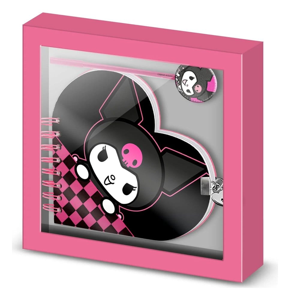 Hello Kitty Notizbuch mit Kugelschreiber Geschenk-Set Kuromi Chess - Anime Figuren günstig kaufen