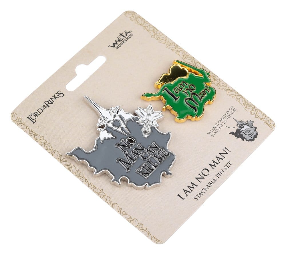 Herr der Ringe Ansteck-Pin Doppelpack No Man can Kill Me & I Am No Man! - Anime Figuren günstig kaufen