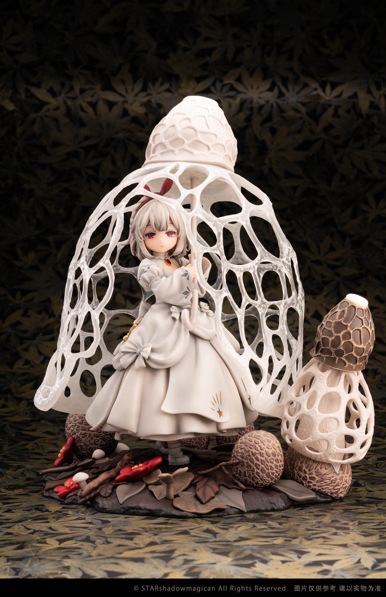 Dictyophora Indusiata The Mushroom Girls Reverse Studio