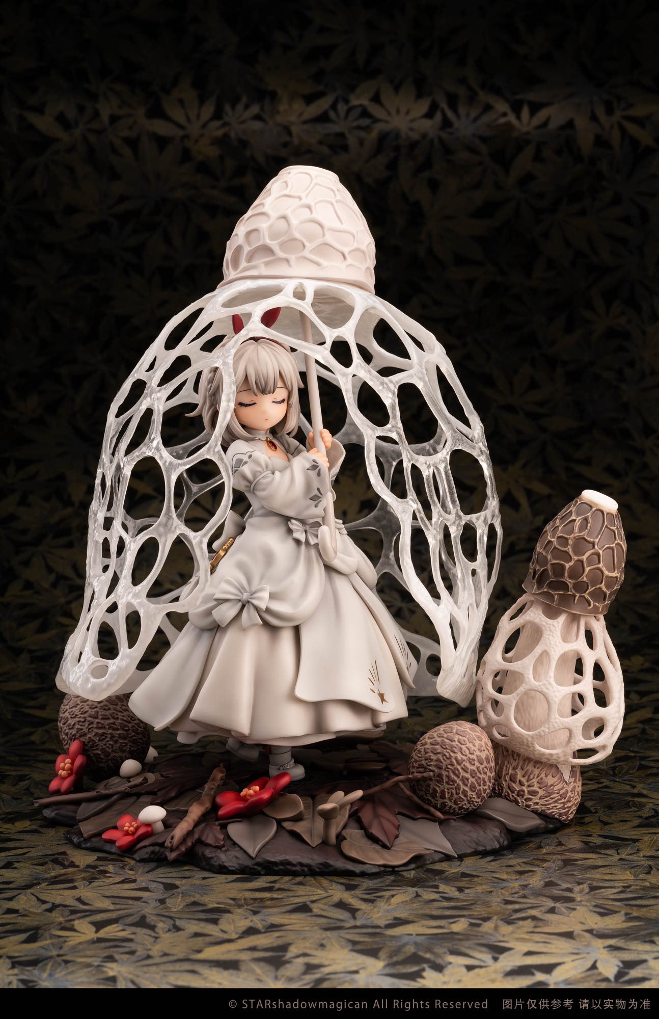 Dictyophora Indusiata The Mushroom Girls Reverse Studio