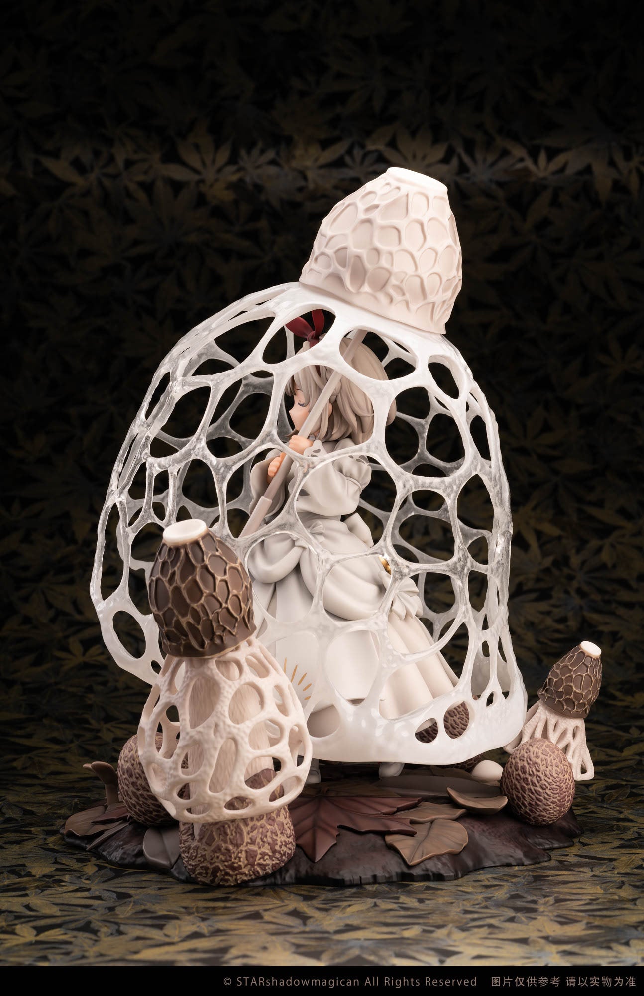 Dictyophora Indusiata The Mushroom Girls Reverse Studio