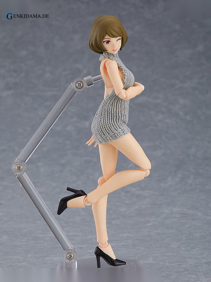 figma Styles Female body (Chiaki) with Backless Sweater Coordination