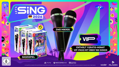 Let's Sing 2026 German Version [+ 2 Mics]