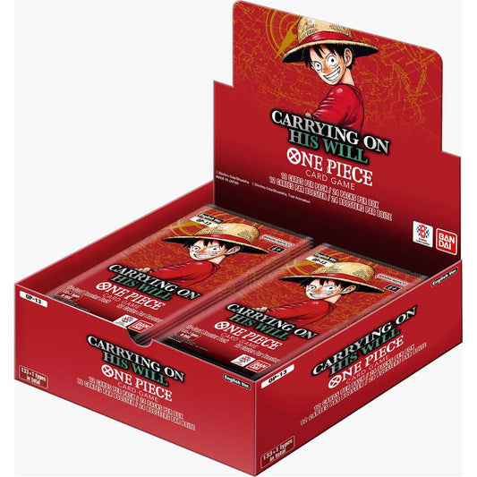 OP13/OP-13 Carrying on His Will One Piece Booster Display - Anime Figuren günstig kaufen