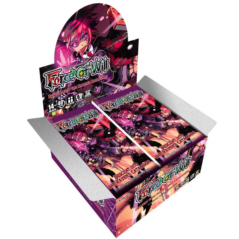 Box FoW Force of Will Descent into the Raven's Catacombs E1 (36 buste) ENG