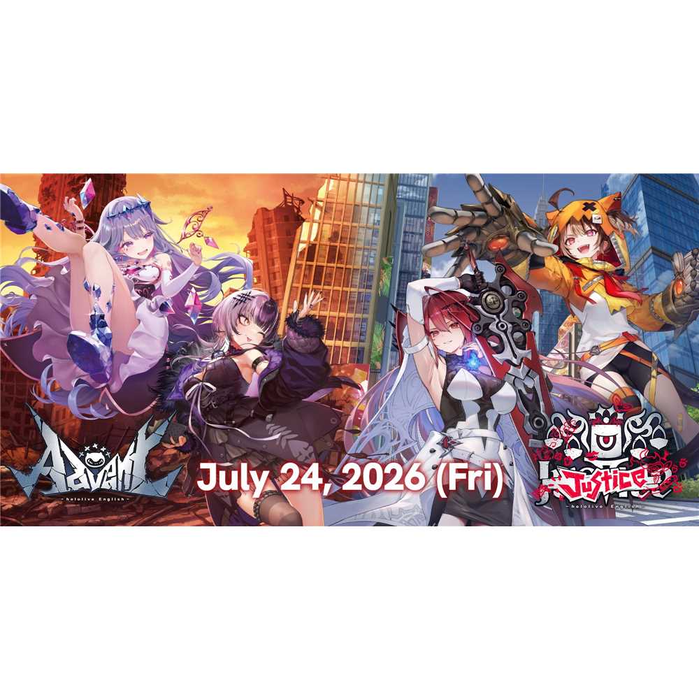 DISPLAY X6 START DECK HOLOLIVE OFFICIAL CARD GAME OSHI JUSTICE - ENG